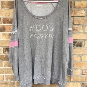 Maurices size 3X sweatshirt dog mom EUC